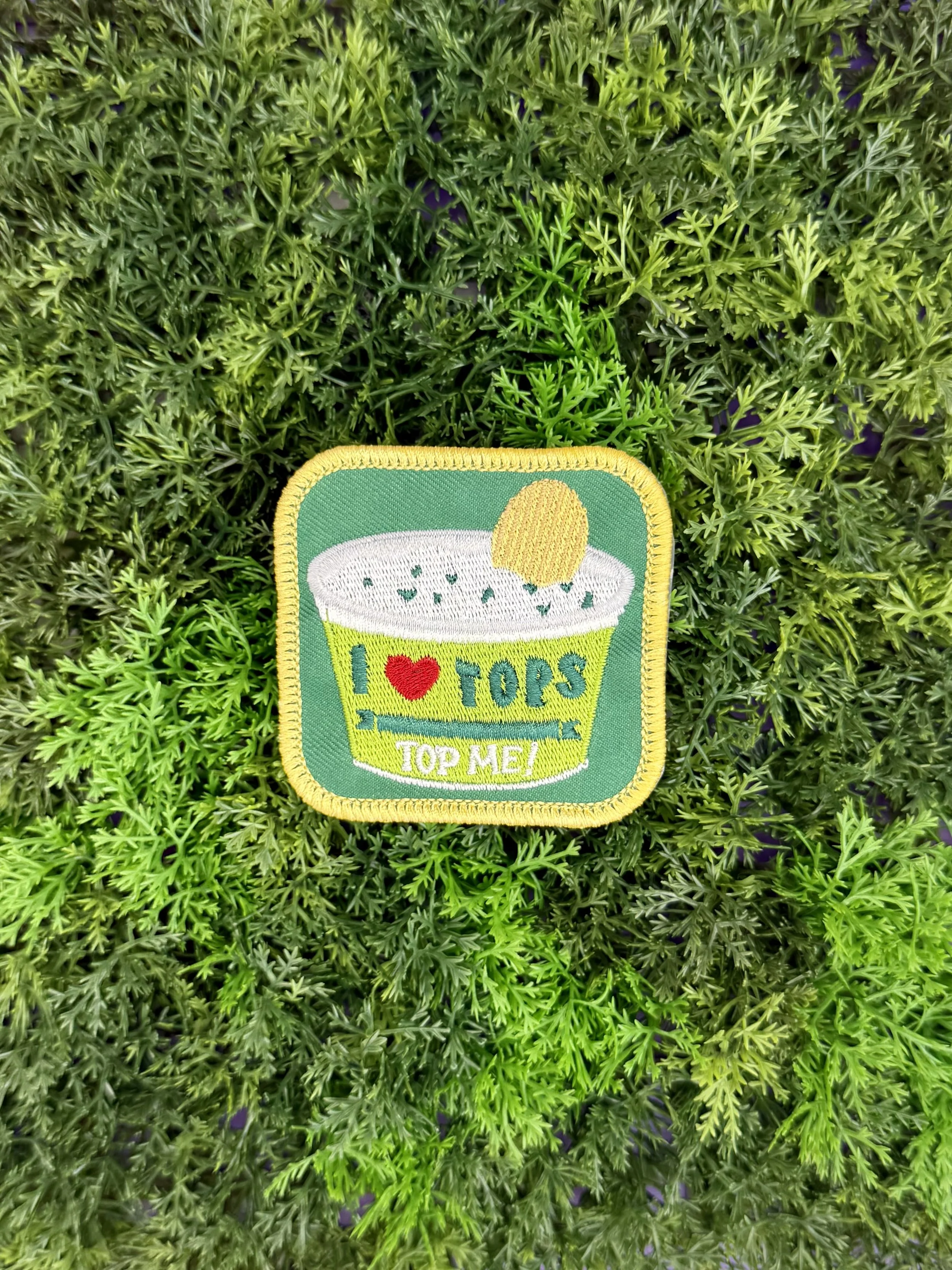 I Love Tops Patch — Kabouter Creative