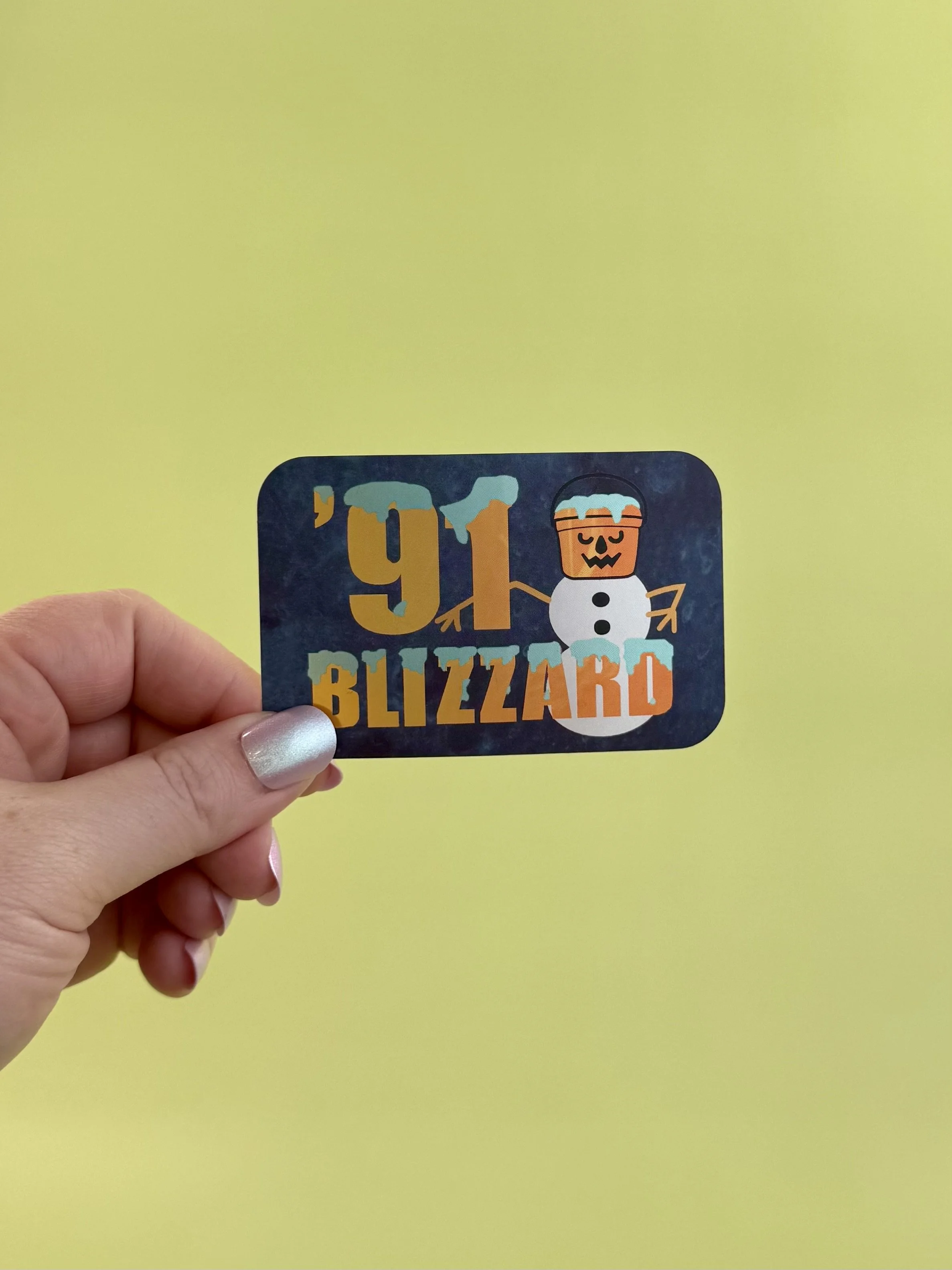 '91 Blizzard Sticker — Kabouter Creative