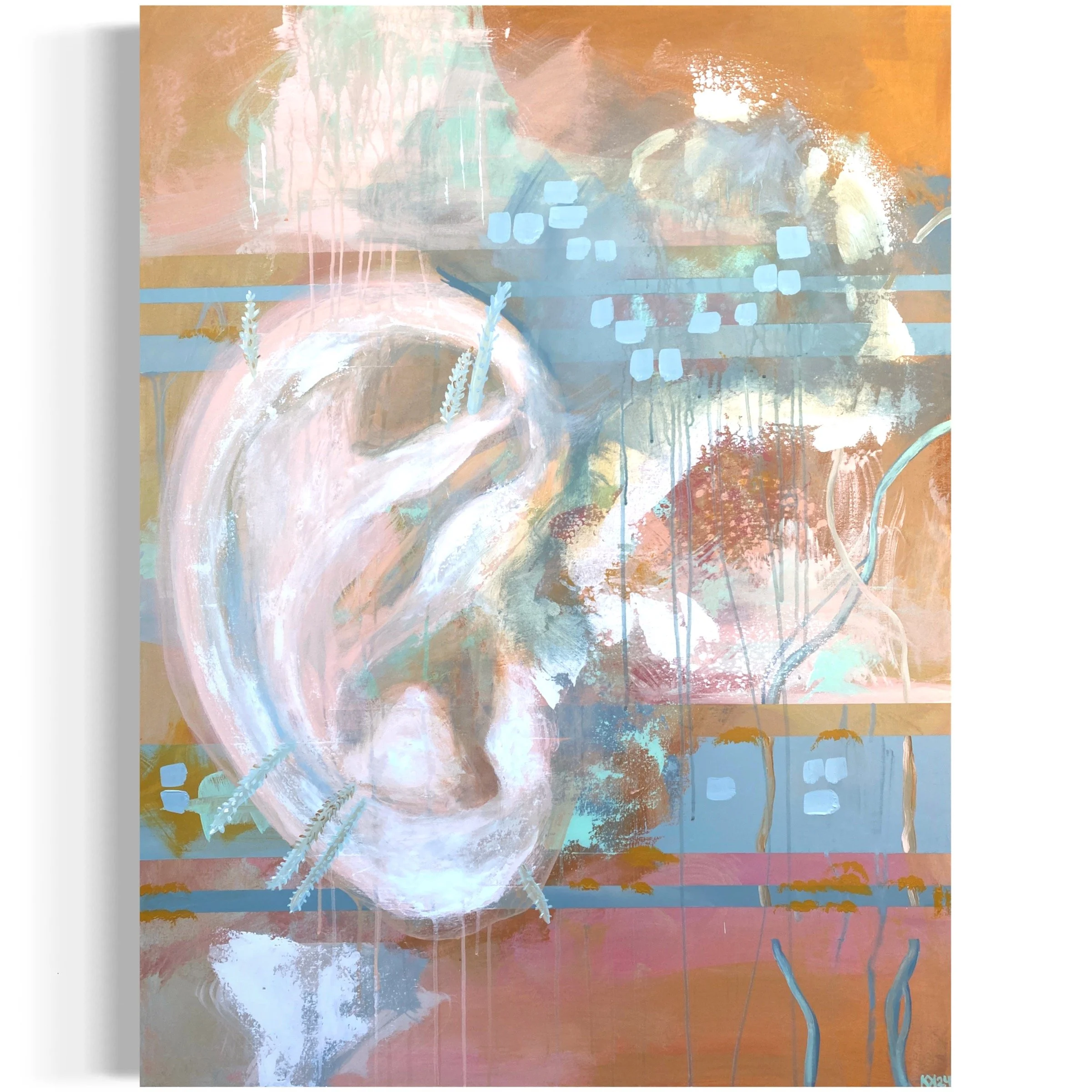 Bright abstract painting