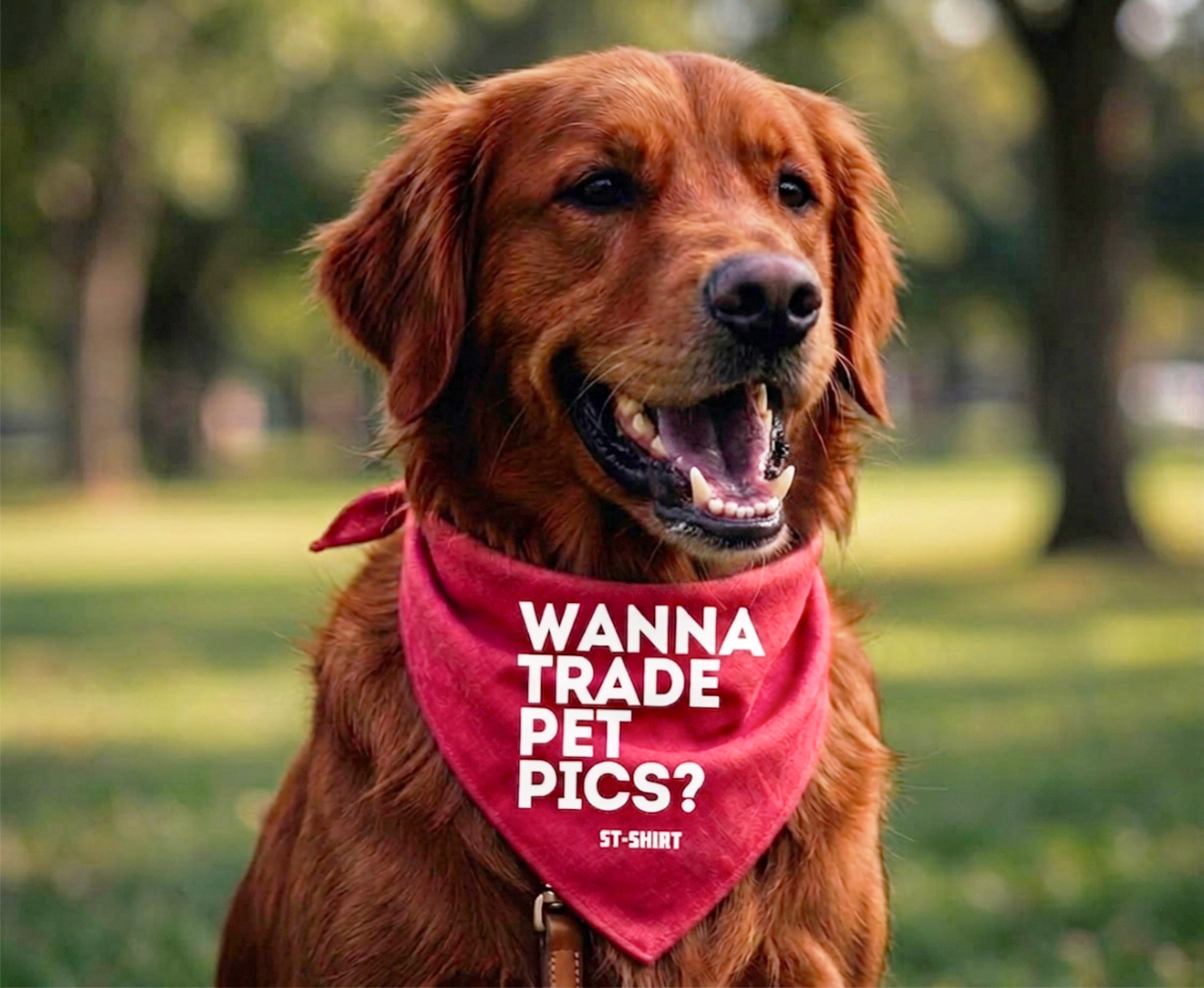 Pet Bandana - Red