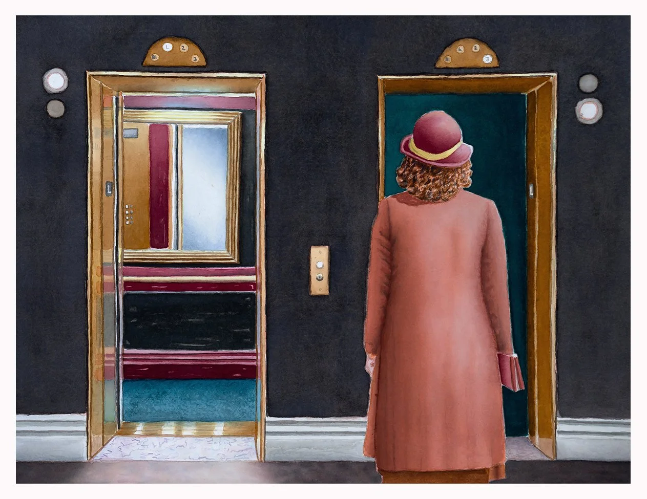 "Choices"  18x25  California Watercolor Association 56th International Exhibition 2026