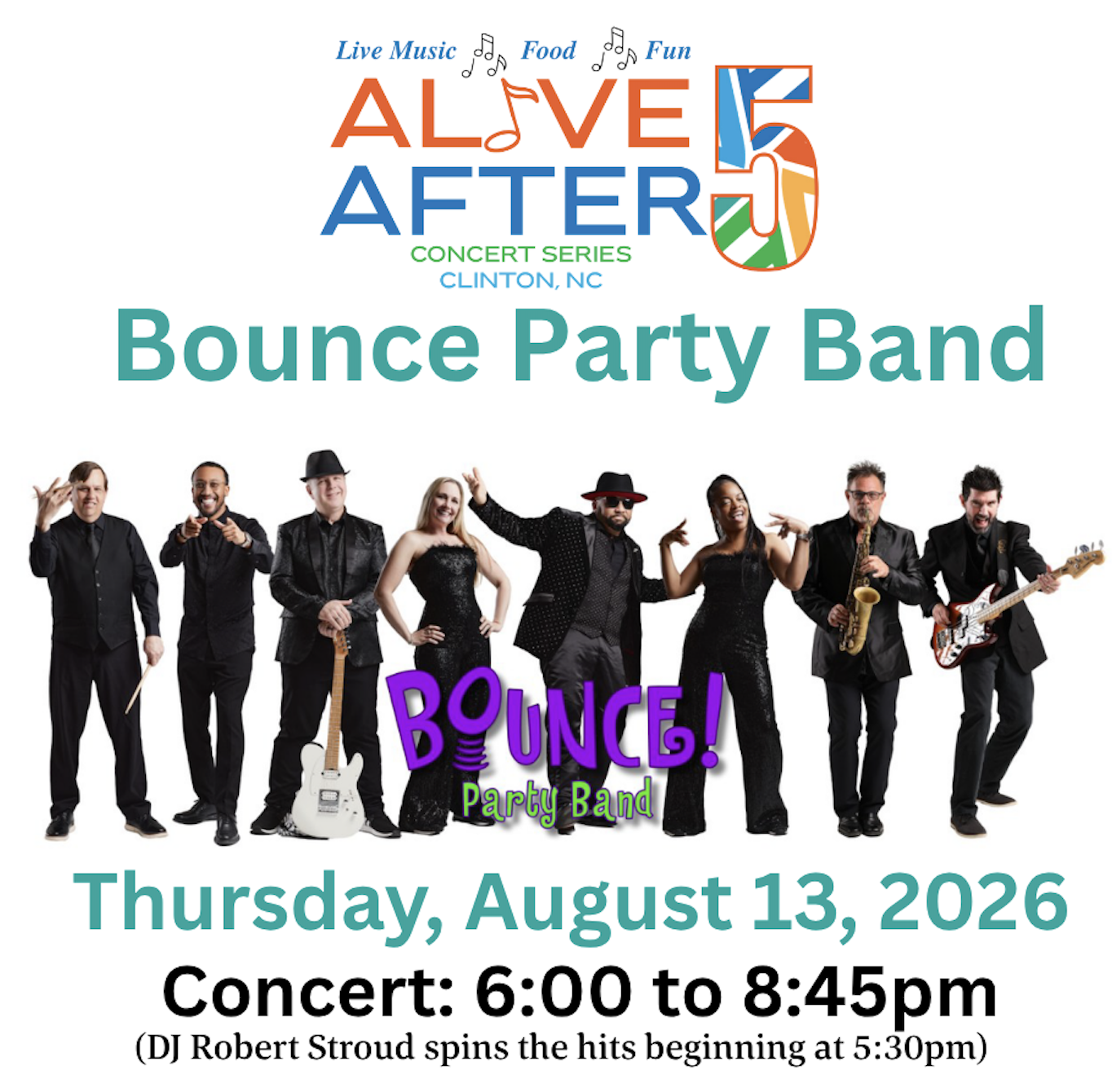 Alive After Five: Bounce Party Band