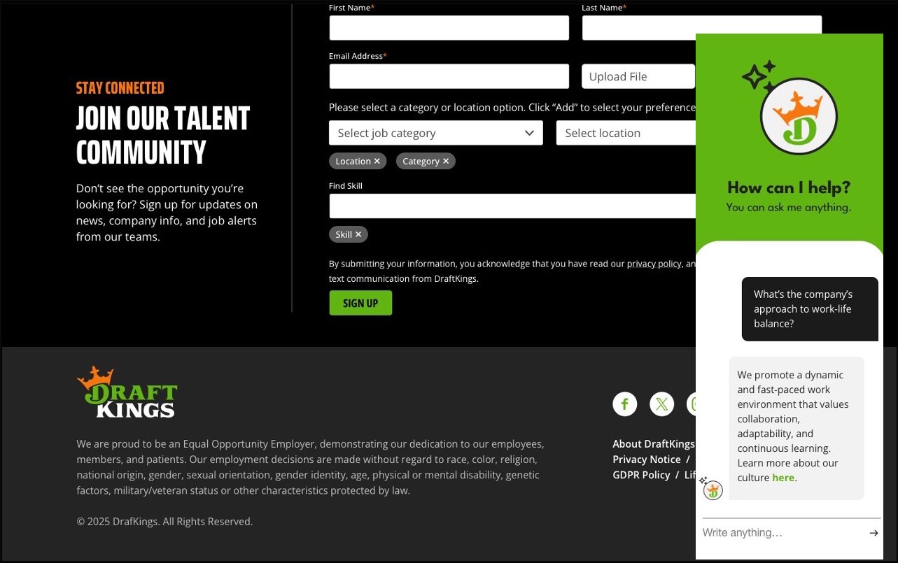 AI chatbot presentation