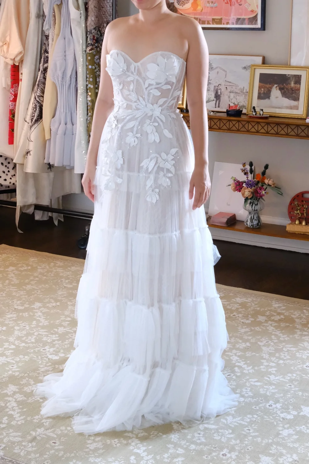 Eisen Stein Ma Fleur Daisy Gown (US 0-2) — Double Happiness Bridal