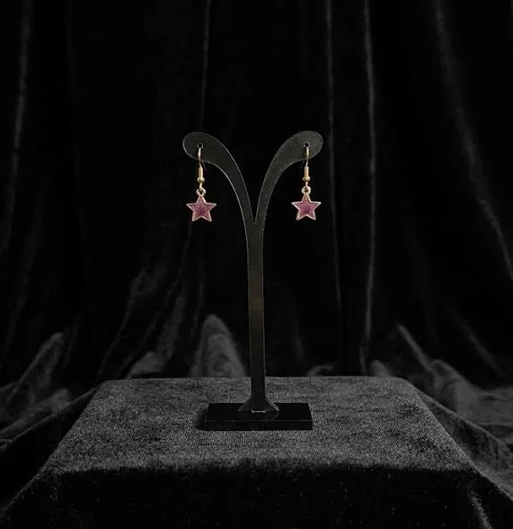 Starlight Drop Earrings in Deep Plum.jpg