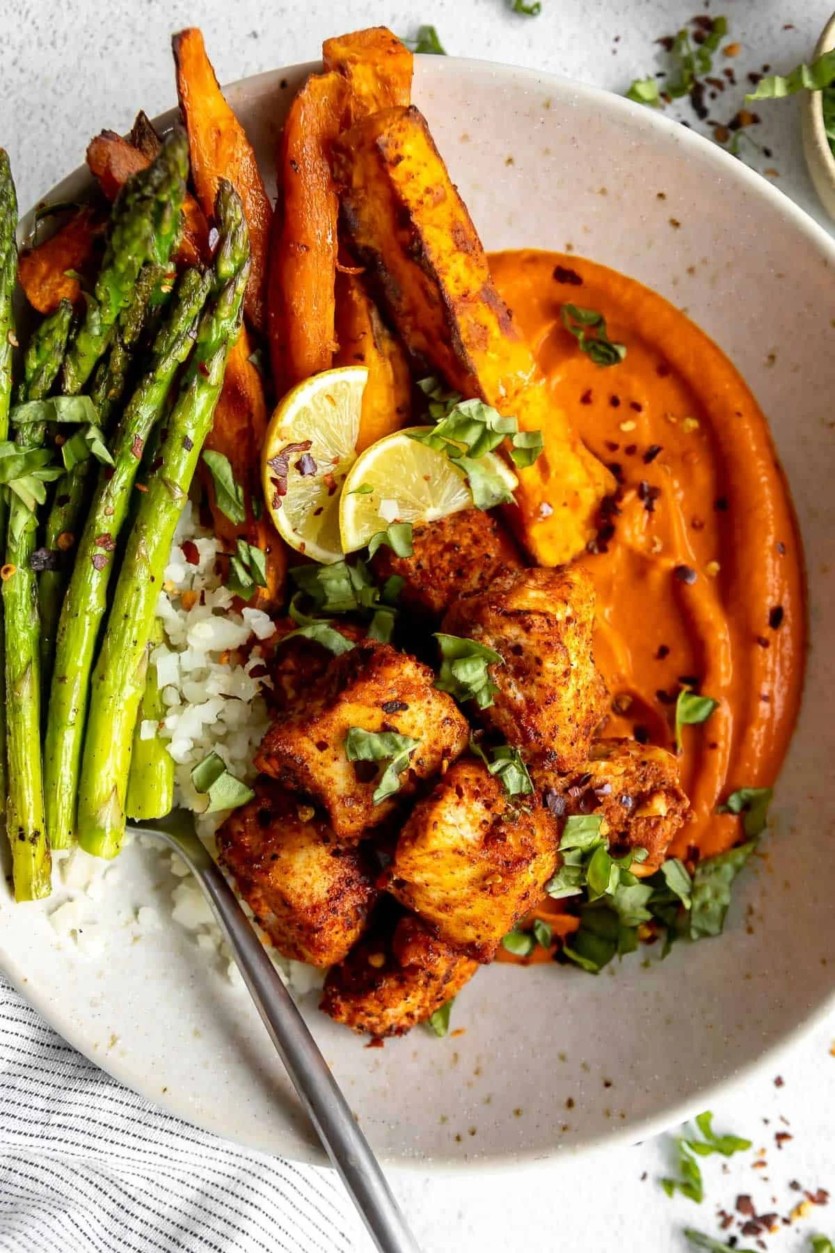 Lemon Chicken Grain Bowls