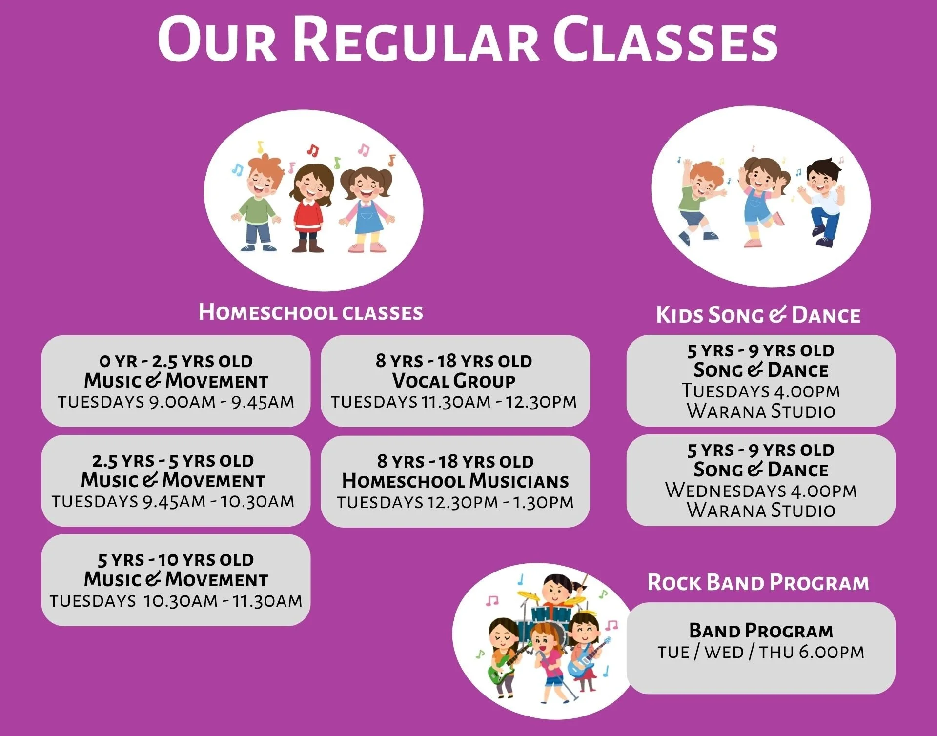 Sunshine Coast music lessons based in Warana