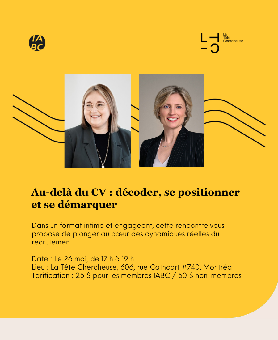 Au-delà du CV : décoder, se positionner et se démarquer - 5 à 7 avec La Tête Chercheuse