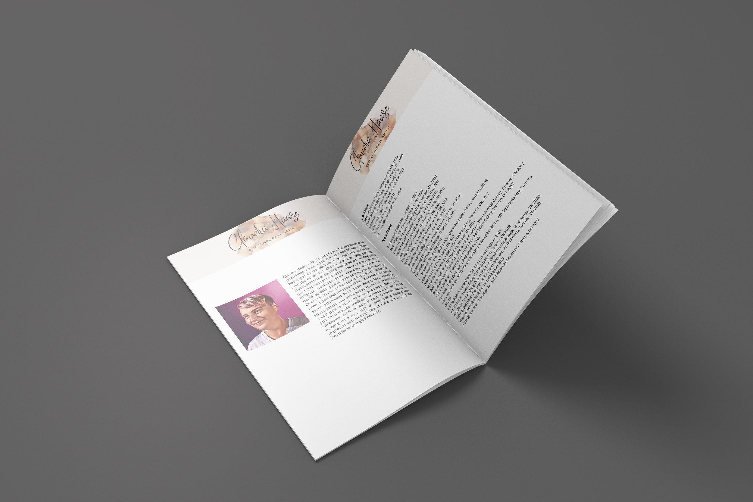 Portfolio Catalogue Design
