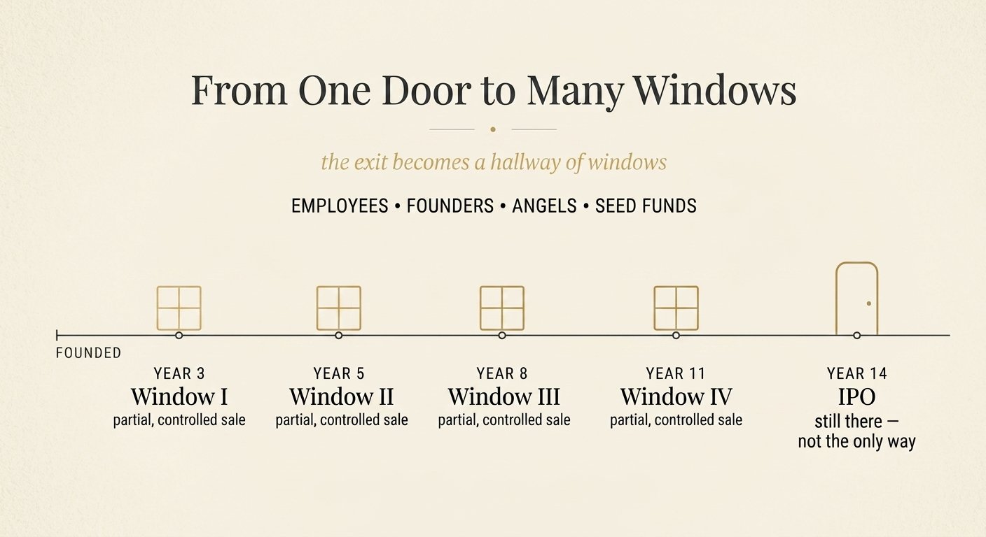 The Exit Isn't a Door Anymore. It's a Hallway of Windows.