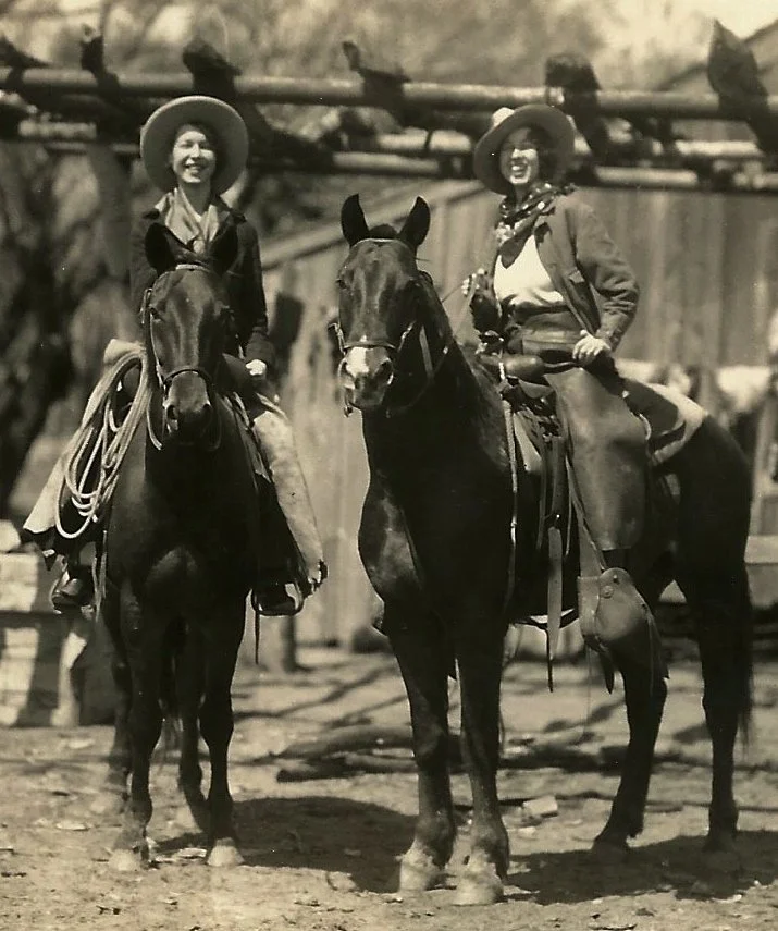 My Grandmother Alice and my Great Aunt Isabel Maltsberger in Cotulla, Texas.
