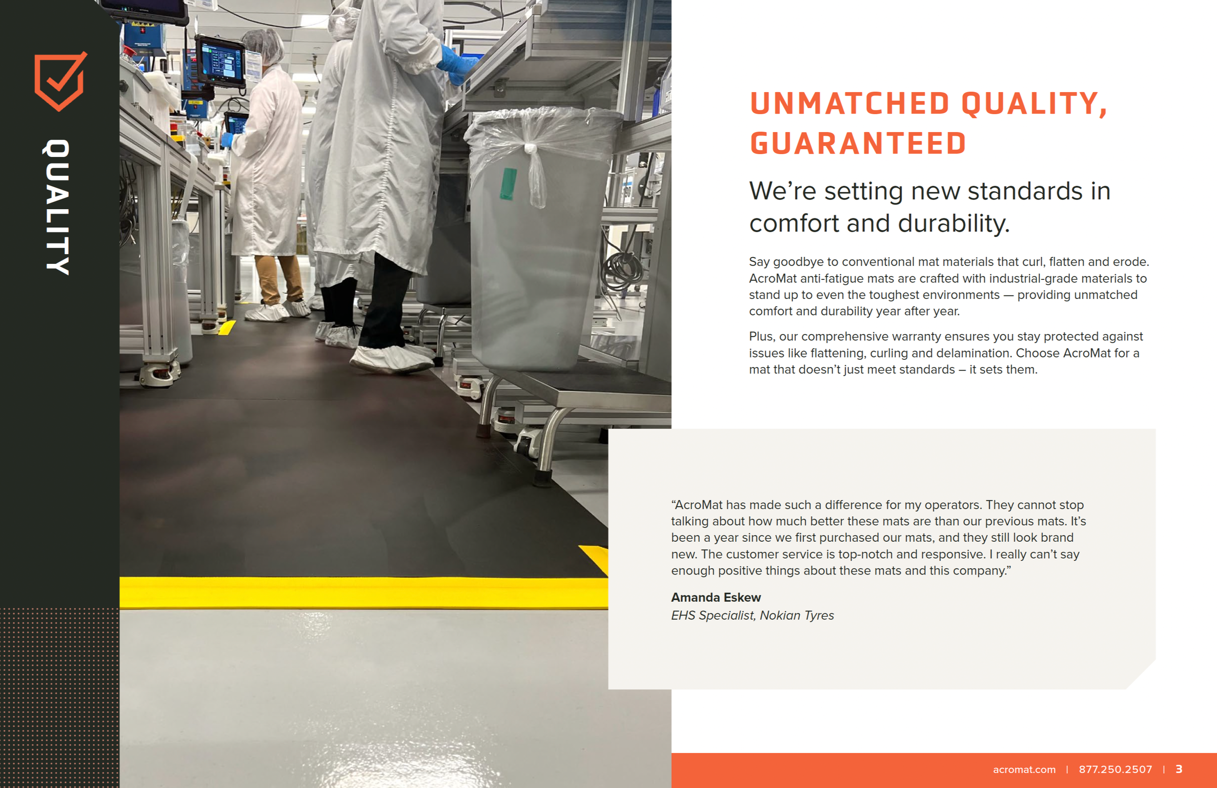 kick product catalog layout design for acromat