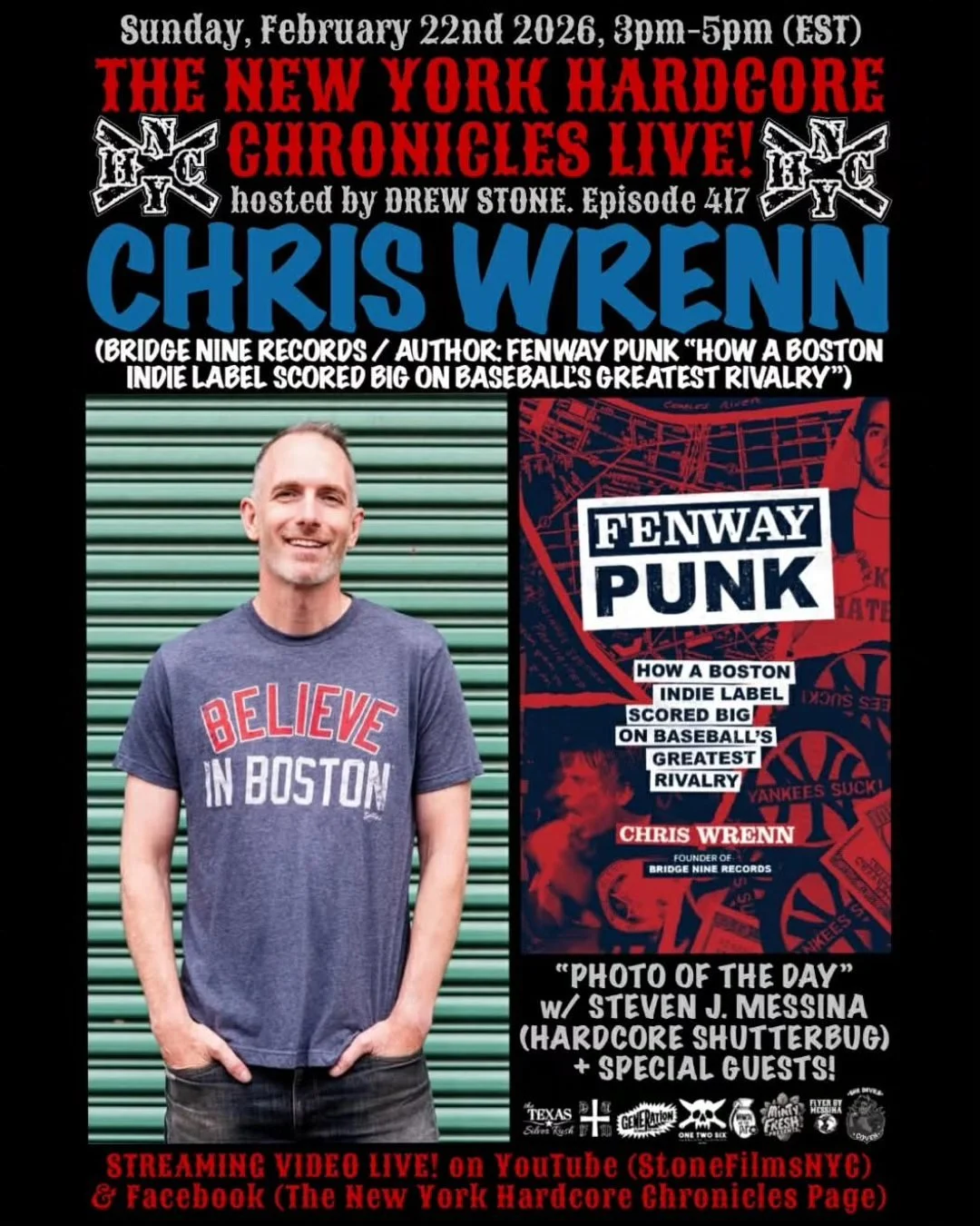 Chris Wrenn on the NYHC Chronicles Live!