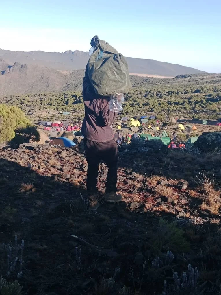 Kilimanjaro Clean up, September 12-14, 2024 on the Machame Route, from Shira Cave to Lava Tower