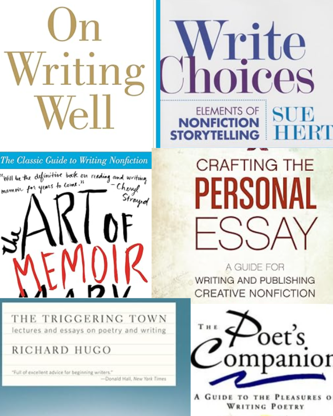 literary nonfiction writing personal essay craft memoir writing craft narrative nonfiction writing how to write memoir poetry craft books writing resources for writers memoir writin