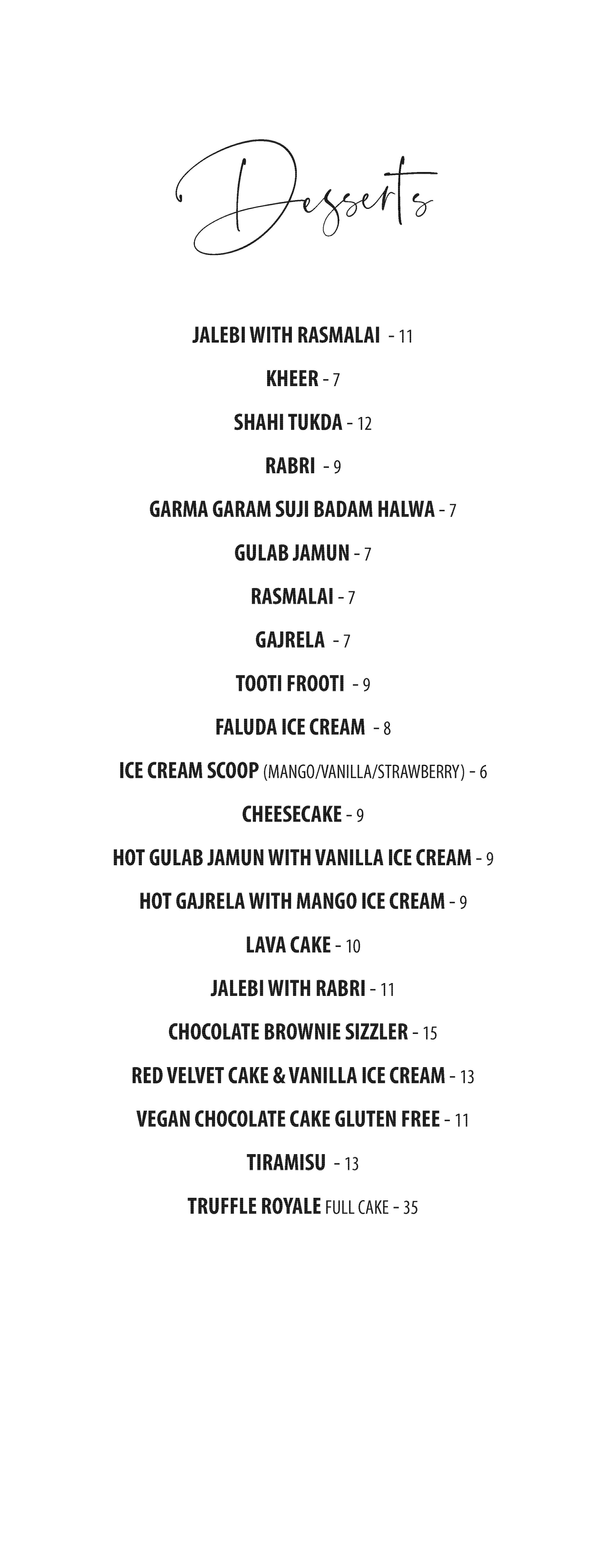 Surrey Dessert — Paratha 2 Pasta Indian & Italian Food