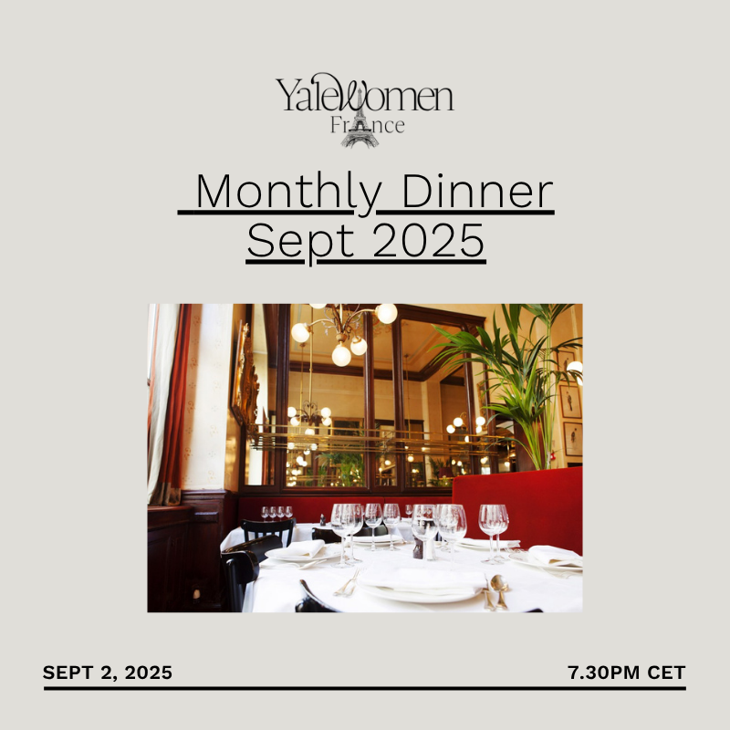 YaleWomen France Monthly Dinner