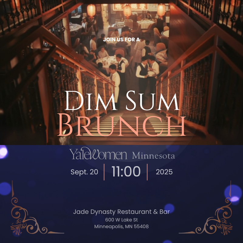 Dim Sum Brunch with YaleWomen Minnesota