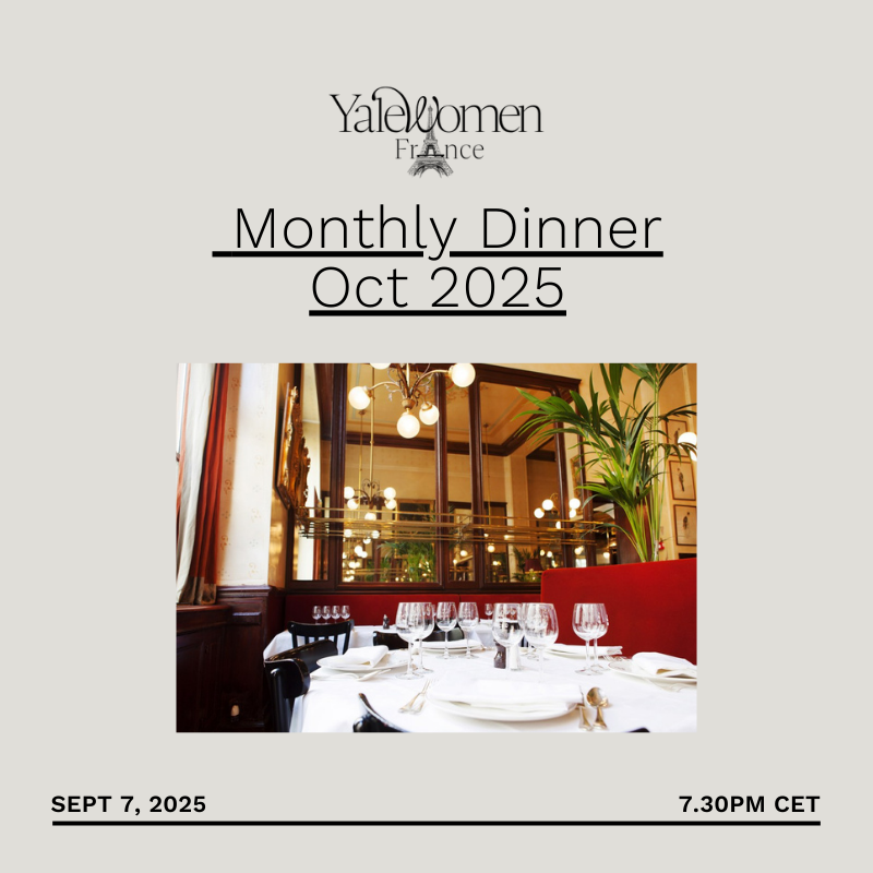 YaleWomen France Monthly Dinner