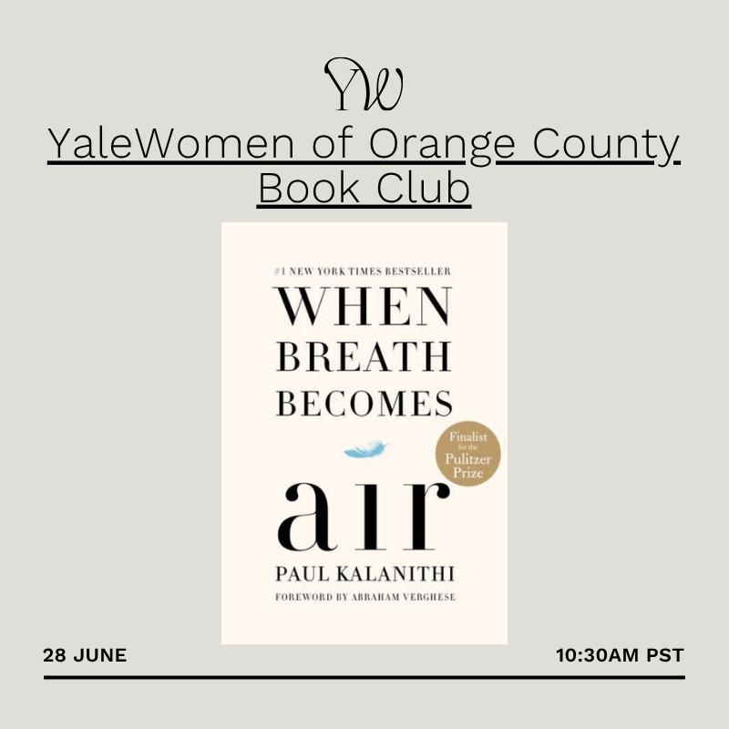 YaleWomen Orange County June Book Club
