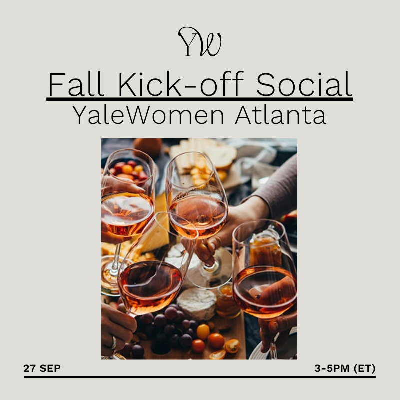 YaleWomen Atlanta Fall Kickoff Social 