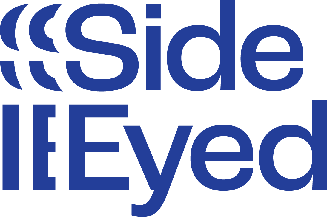Blue text on a white background that says 'Inside the Eved' with stylized quotation marks.