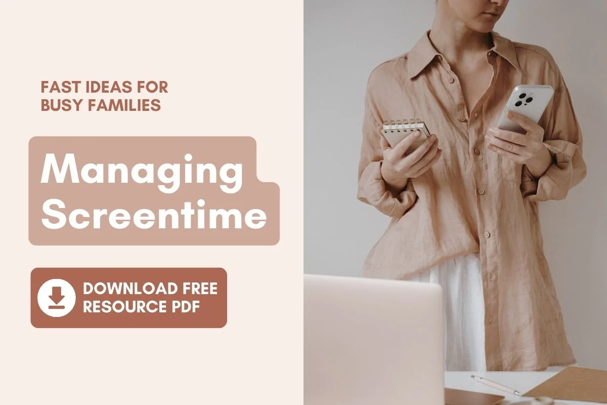 Fast Ideas for Busy Families: Managing Screentime