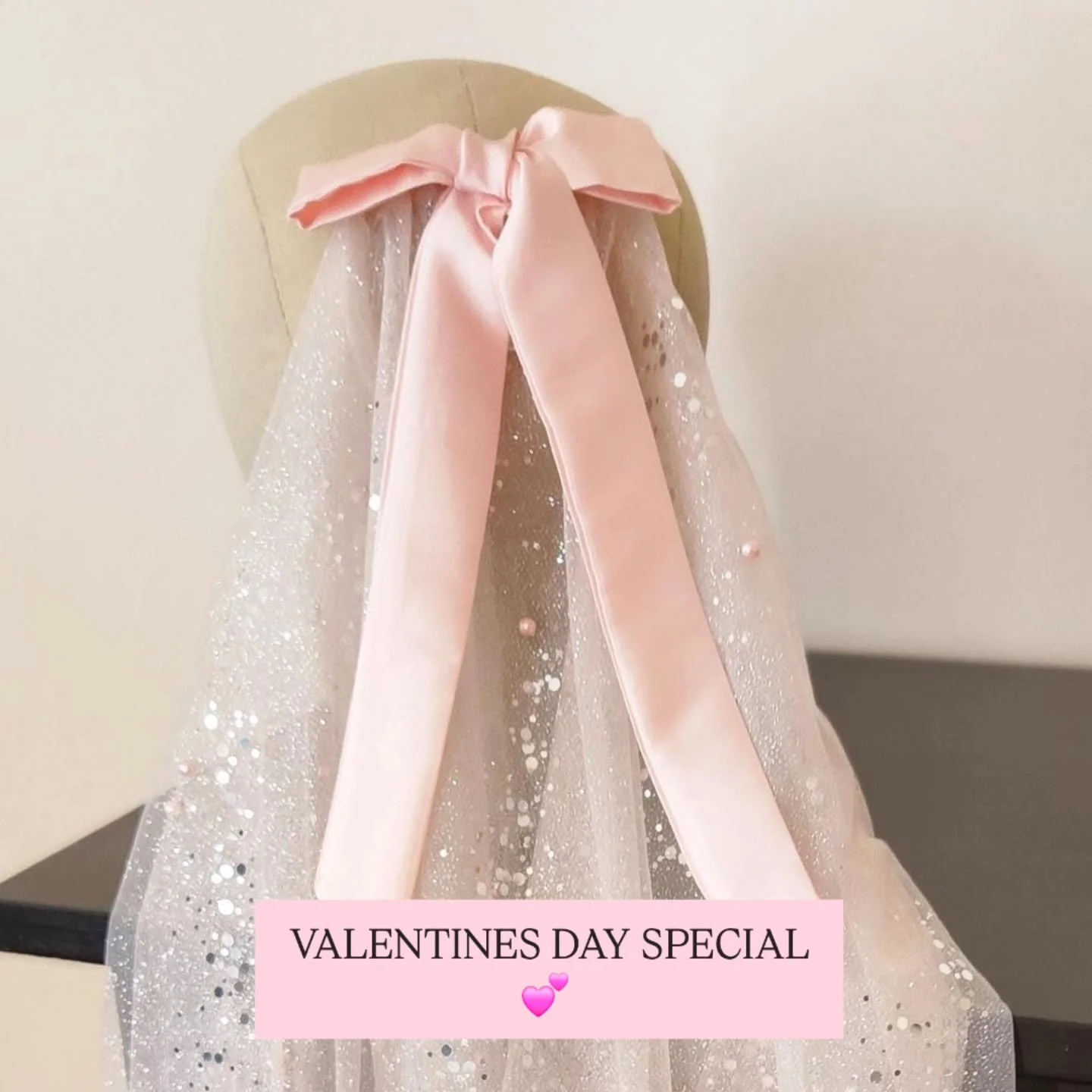 It's our Valentines Day Special!!

https://hannahkananibridal.etsy.com/listing/1906305009

Shop our beautiful blush sparkly veil.