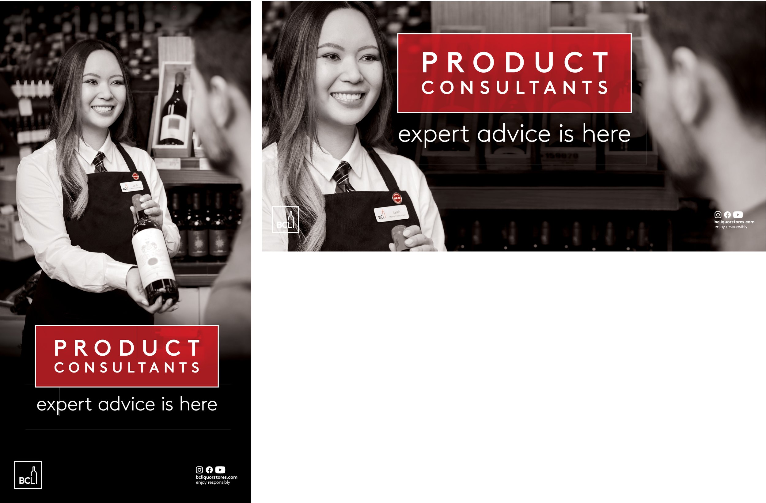 Designs for In-store Collateral: Floor Stand Dangler and Double Backer Card