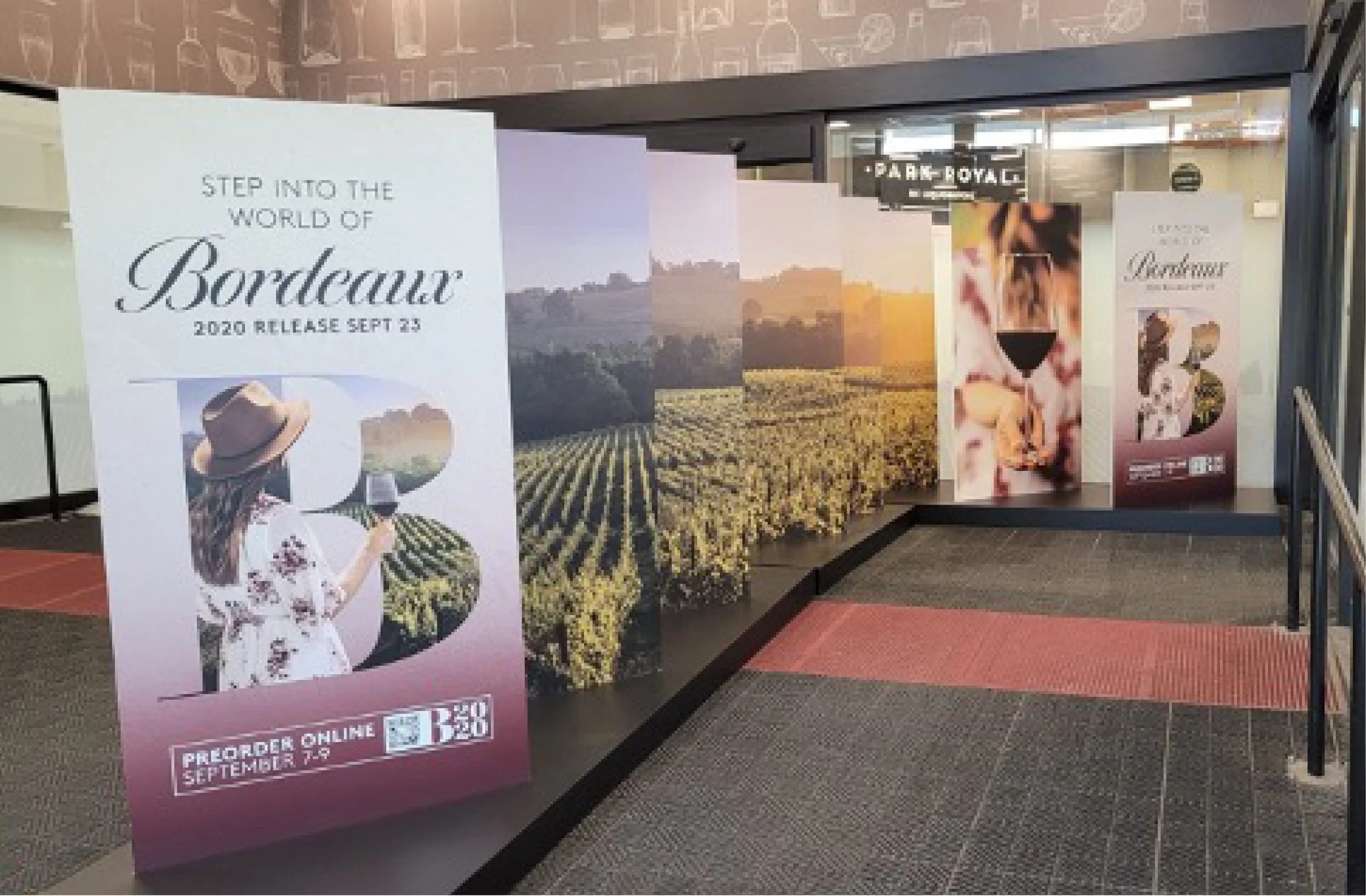 Vestibule Runway Signage