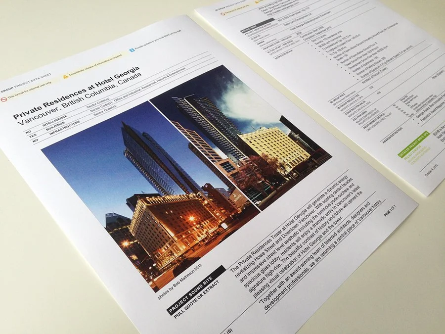 Proposal Guidelines & Business Development Tools for IBI Group