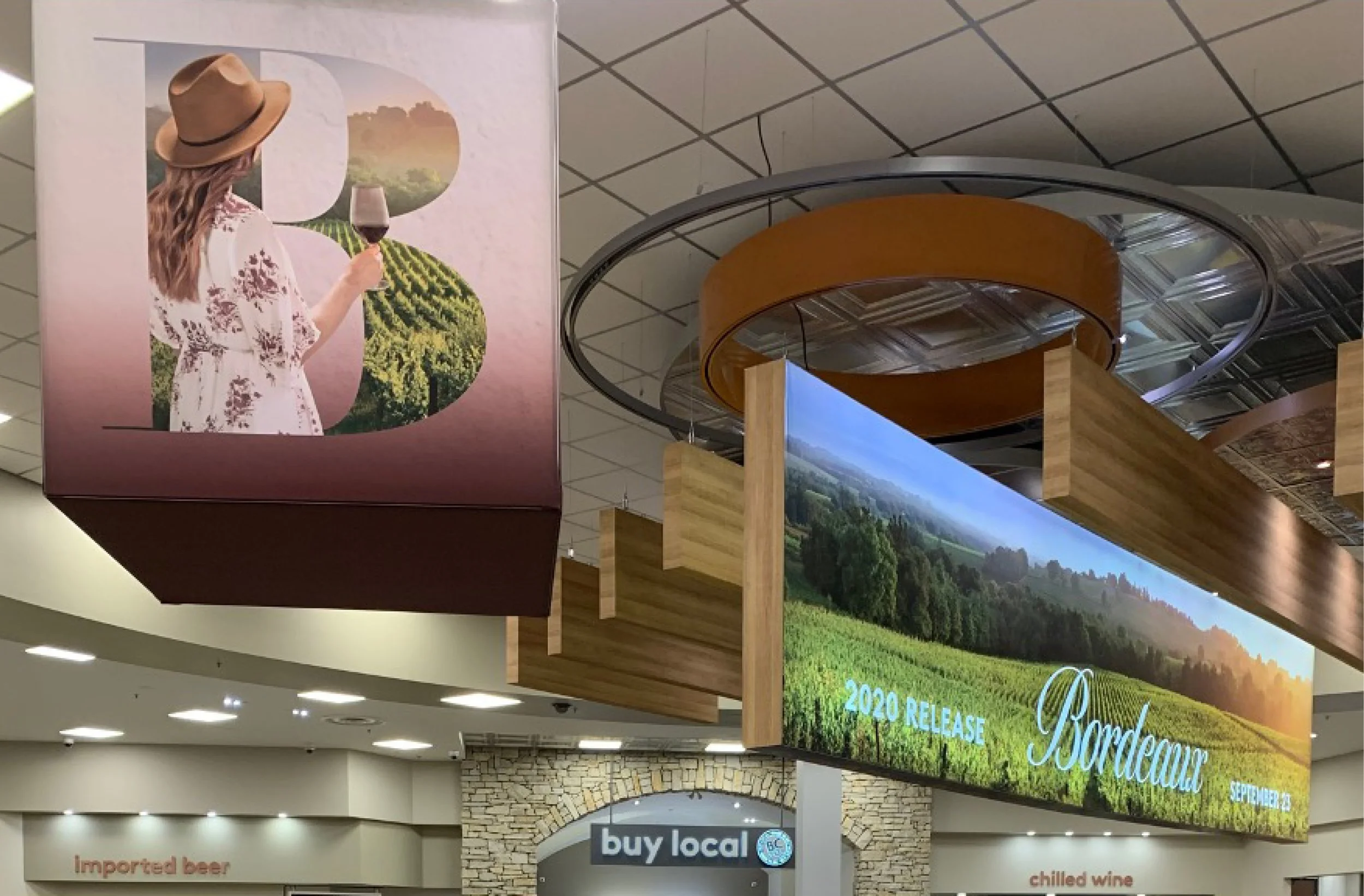 In-Store Large Format Lightbox Installation