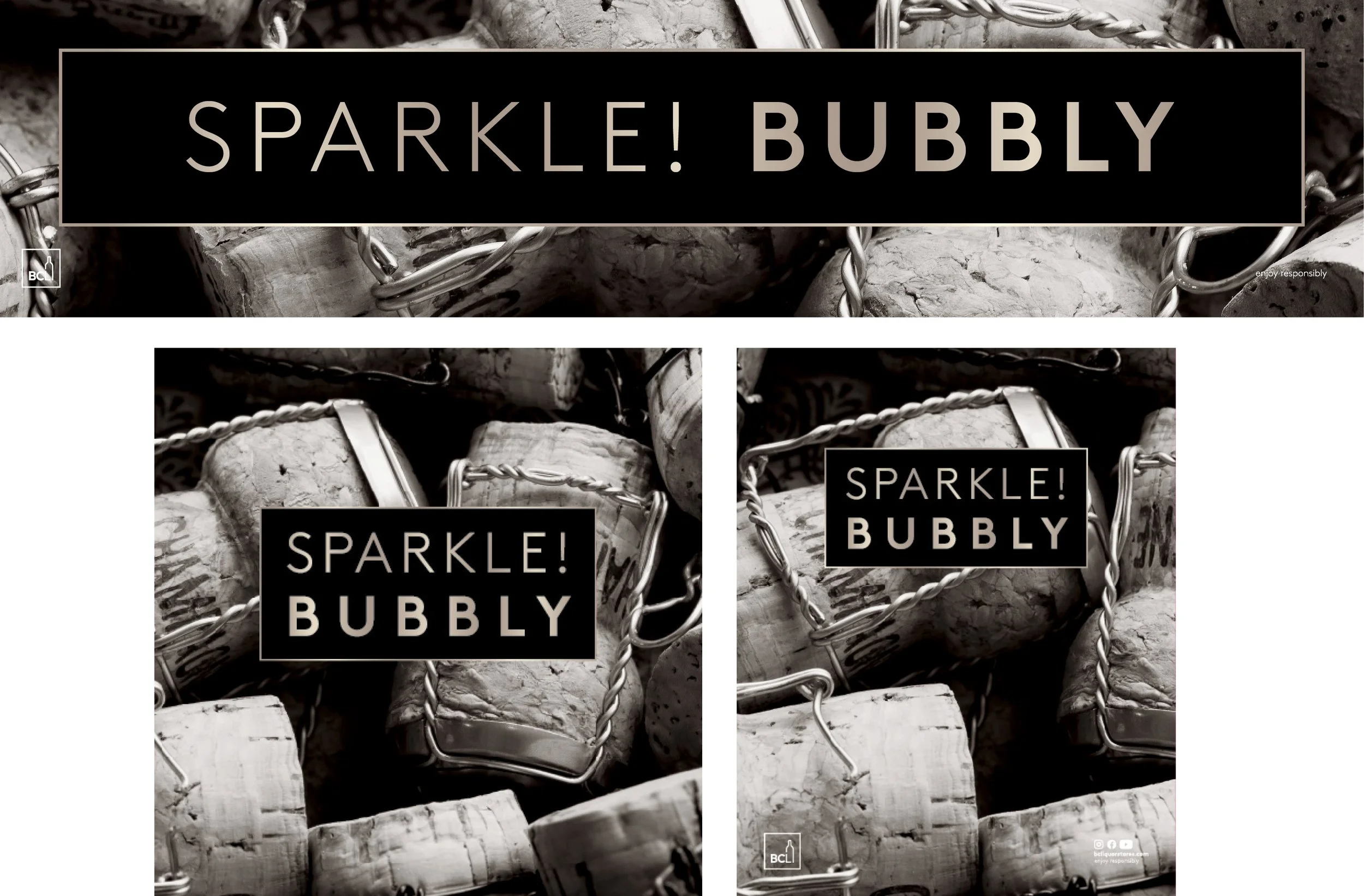 Designs for In-store Collateral: Mobile Wine Stand Signs and Single Backer Card