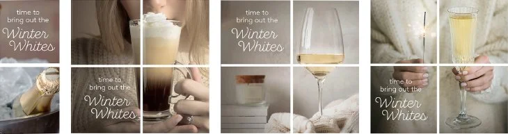 Winter 2022 Design for Window Large Format Display at BCLIQUOR Retail Store Park Royal