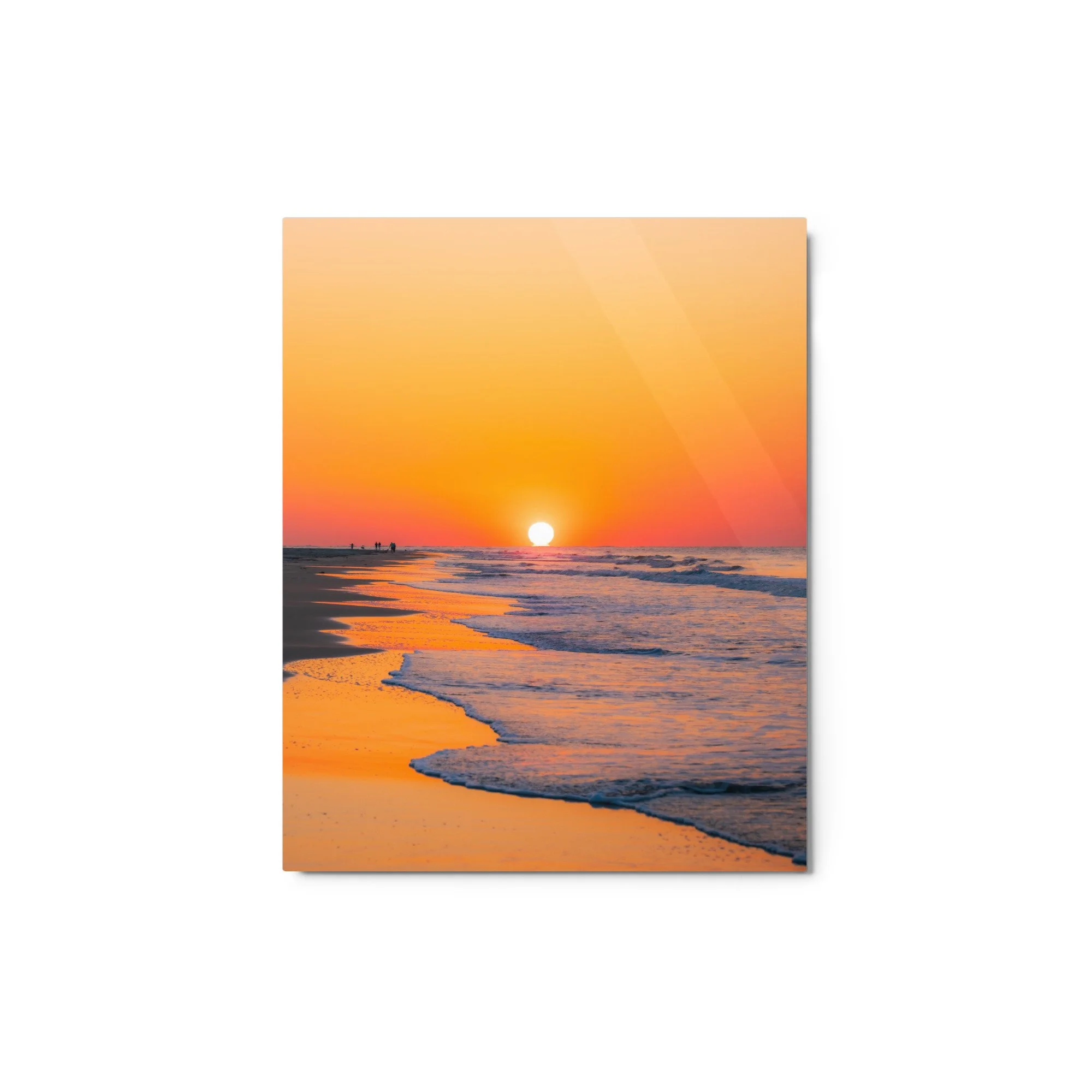 Lowcountry Beach Sunrise metal print, Charleston SC