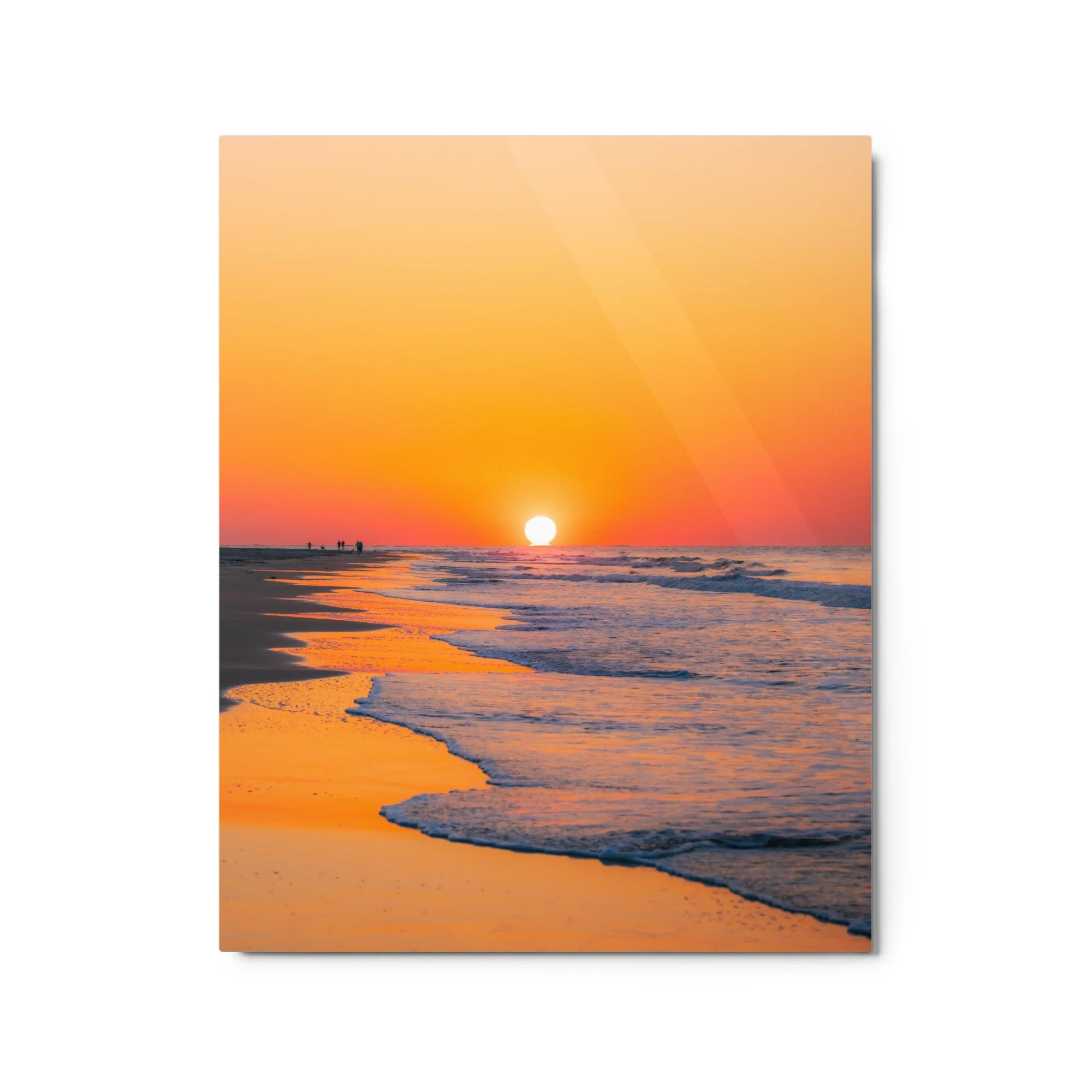 Lowcountry Beach Sunrise metal print, Charleston SC