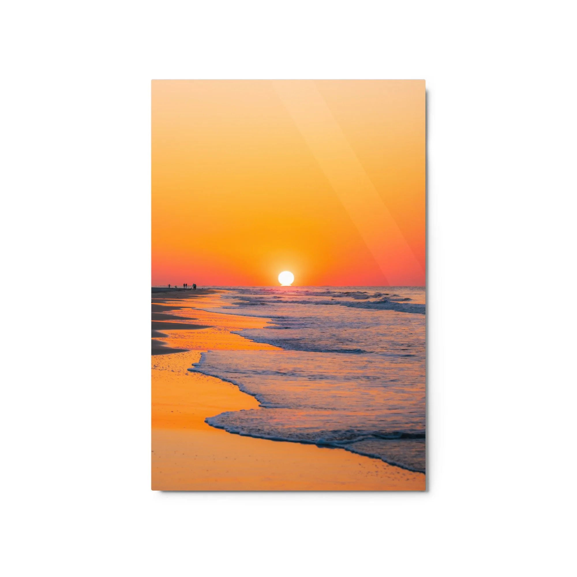 Lowcountry Beach Sunrise metal print, Charleston SC