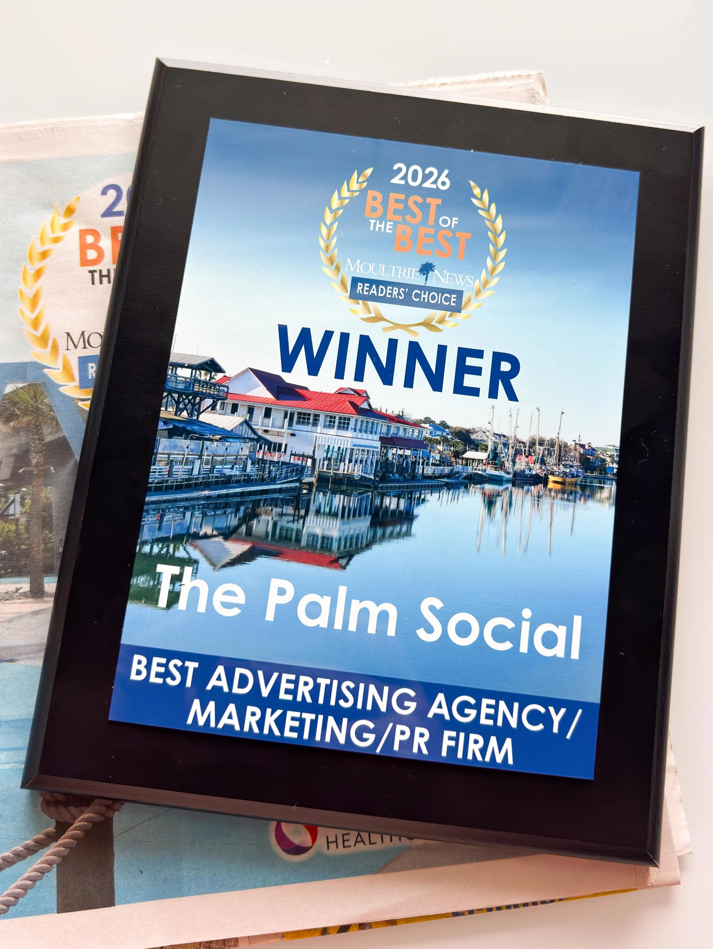 The Palm Social Wins Best Advertising Agency &amp; Marketing Firm — Moultrie News Best of the Best 2026