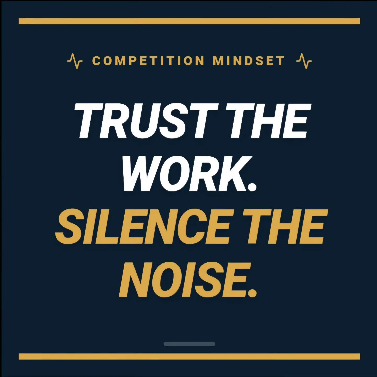 Weightlifting is a sport of two halves.

​For some, the battle is in the relentless grind showing up every single day, putting in the hours, and doing the heavy, unglamorous work to build the engine.

​For others, the battle is entirely in the mind&m