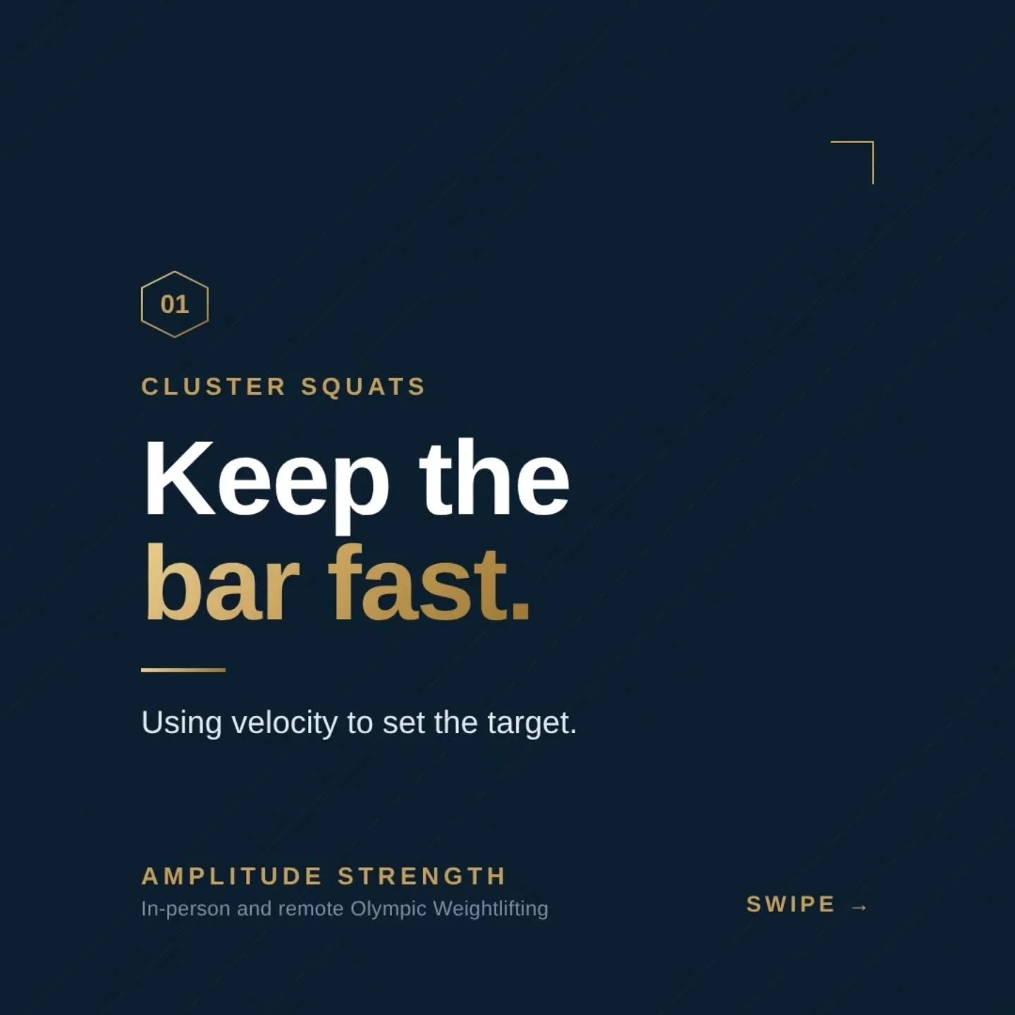 Cluster squats: keep the bar fast.

We use velocity as the target. In this set, 4 sets of 10 clustered 4-3-3, the aim is to hold bar speed, not grind through the back end.

Set 3, back squat at 120 kg, averaged 0.60 m/s:
Rep 4 slowed to 0.53 m/s.
Aft