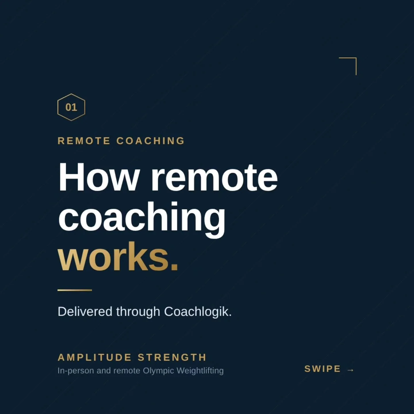 How remote coaching works.

It starts with a conversation about your goals, where you are starting from and what you want to add to your training.

Your plan is delivered through Coach Logic, with all your blocks and training in the app.

You upload 