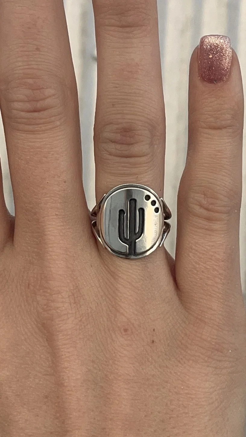 Cut Out Cactus Ring