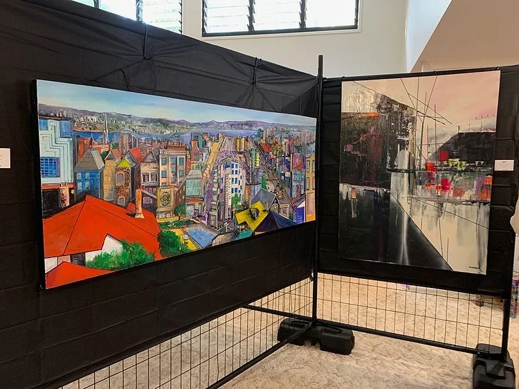 Coochiemudlo&rsquo;s Artisan Collective Easter Art Exhibition - the opening yesterday was fabulous ⭐️⭐️⭐️⭐️⭐️! The show is at Mudlo, near the ferry terminal, and open today Easter Sunday from 9am-4pm, and Easter Monday from 9am-2pm.
As Carolyn Bramme