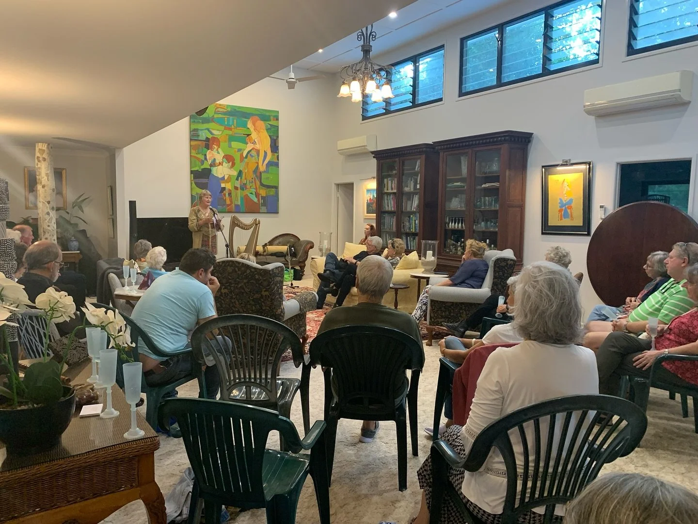 Fabulous talk by Dr Dianne Cartwright on the island yesterday at the launch of her book &lsquo;Telepathy our Lost Sense: neuroscience sheds light on ESP&rsquo;. The book is the result of decades of science-based research and listening to stories told