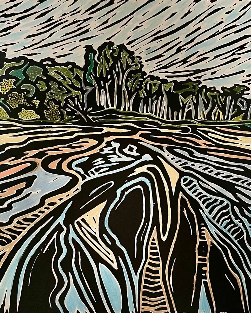 Jenny Adermann | Lino Cut Rolling Demos