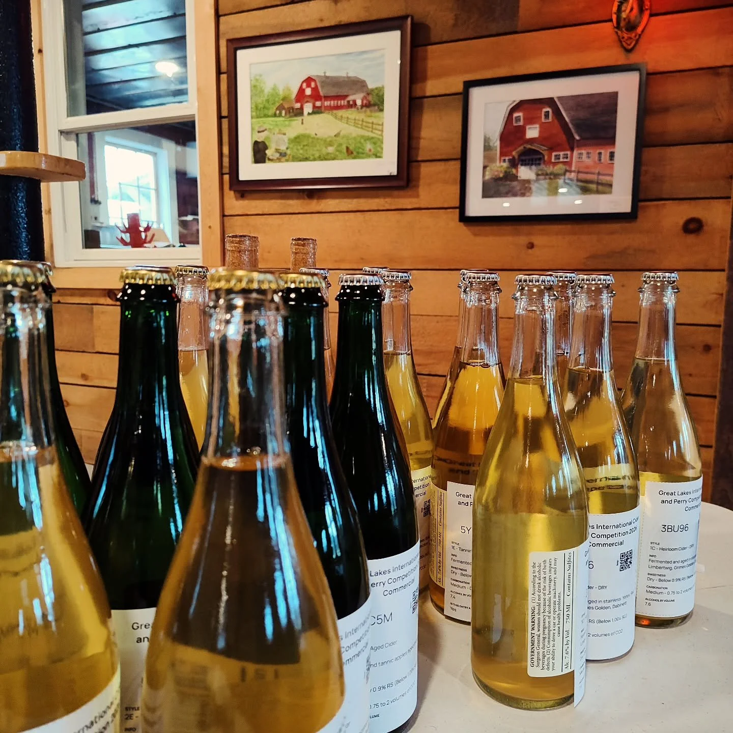 Some of our best ciders yet headed off to @glintcap 2026. We'll see what the judges think...

Opening day is right around the corner folks, stay tuned. Some new things coming. 

Cheers.

#pickdrycider #livefreeandcider