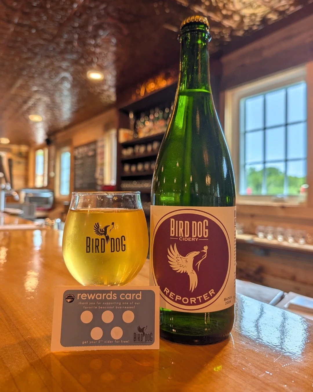 For all you @seacoaststories listeners out there, this card's for you! Look for Troy out and about and he may give you one, or stop in and inquire at the tasting room. Your 5th is on us! 

We were honored to be featured on the podcast last year. If y