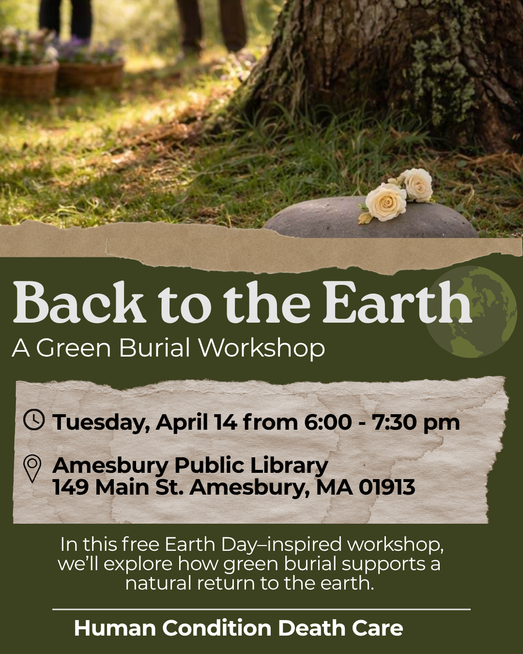Back to the Earth: Green Burial Workshop