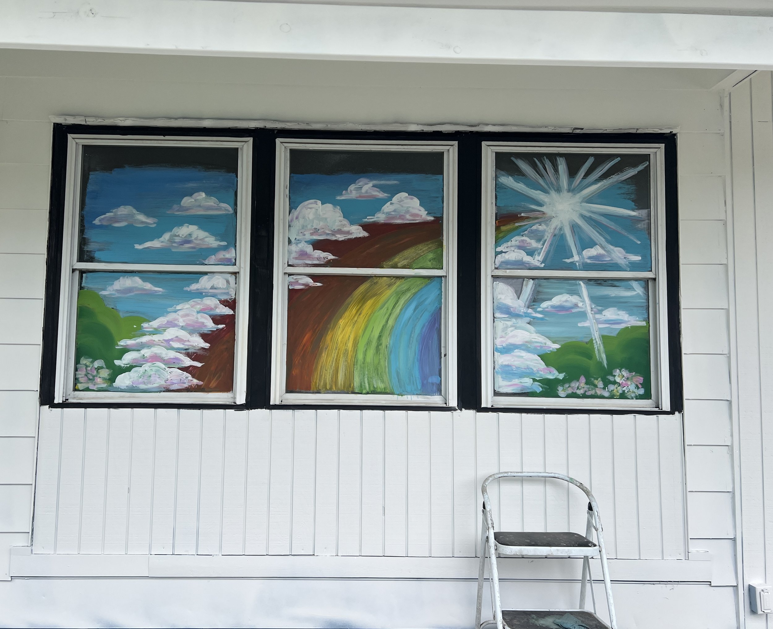 Custom rainbow windows