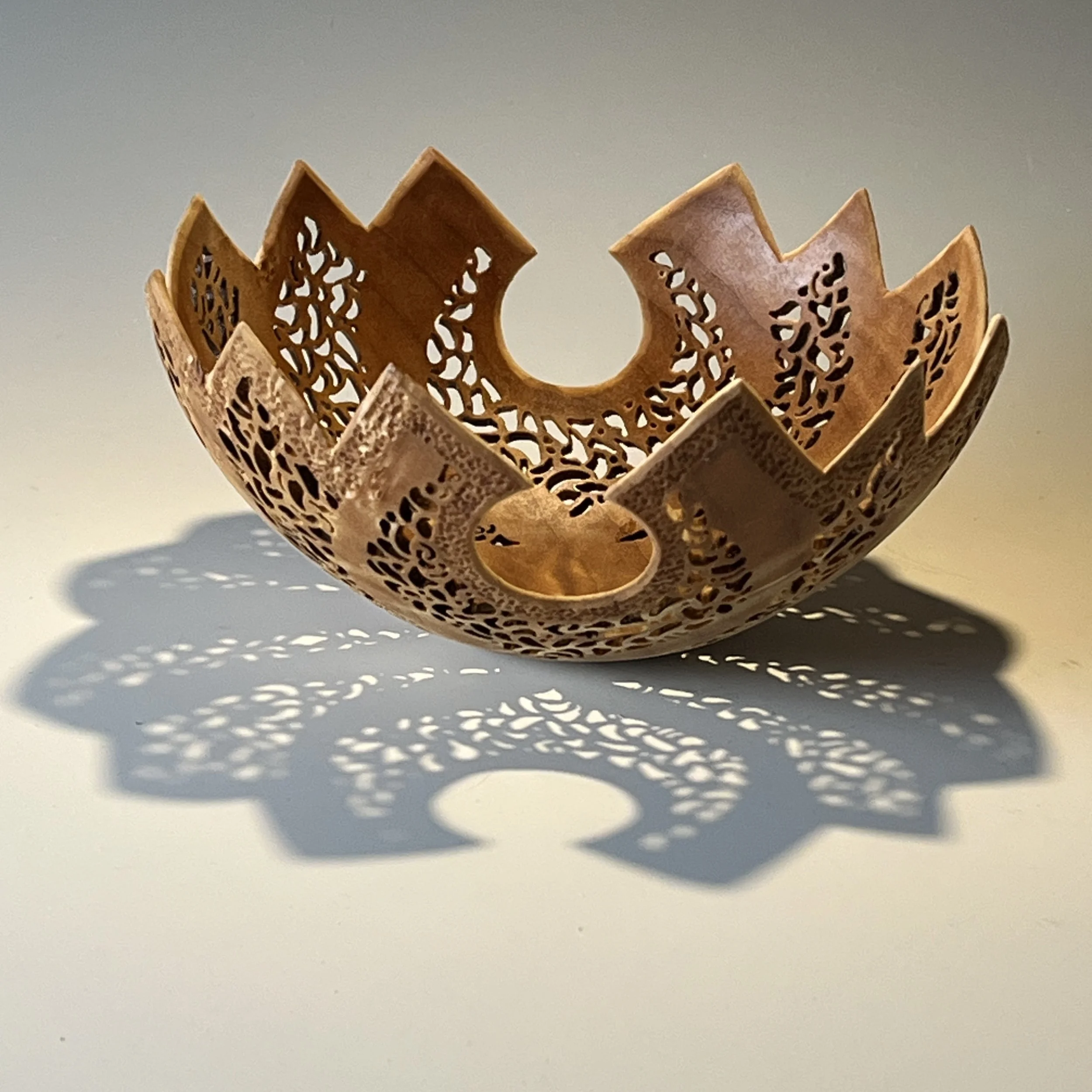 "Untitled". Figured Maple.  5.5" x 2.5".2026.19